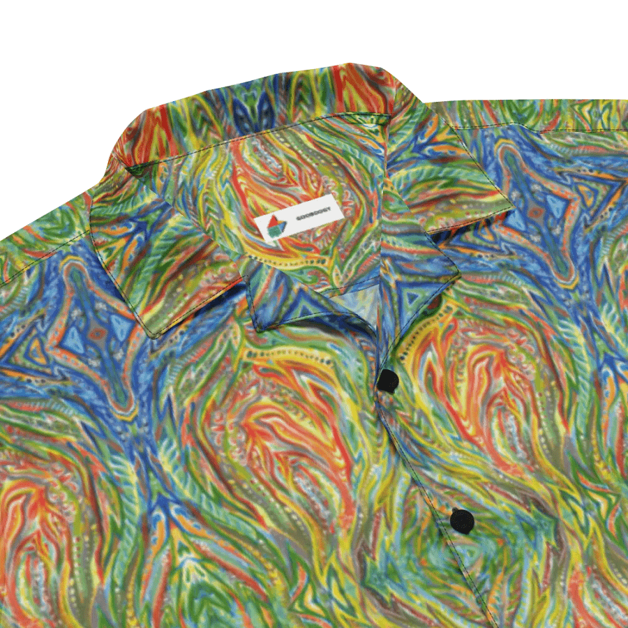 FIRE & WATER - PRINT BUTTON-UP SHIRT product image (5)