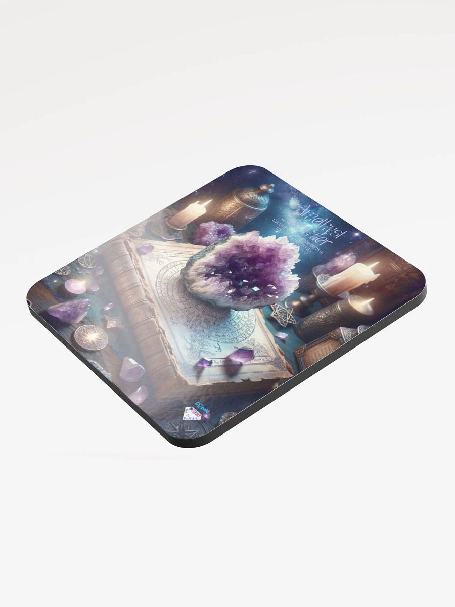 Untersetzer aus glänzendem Kork, Jahres Abo. Amethyst Sammler product image (3)