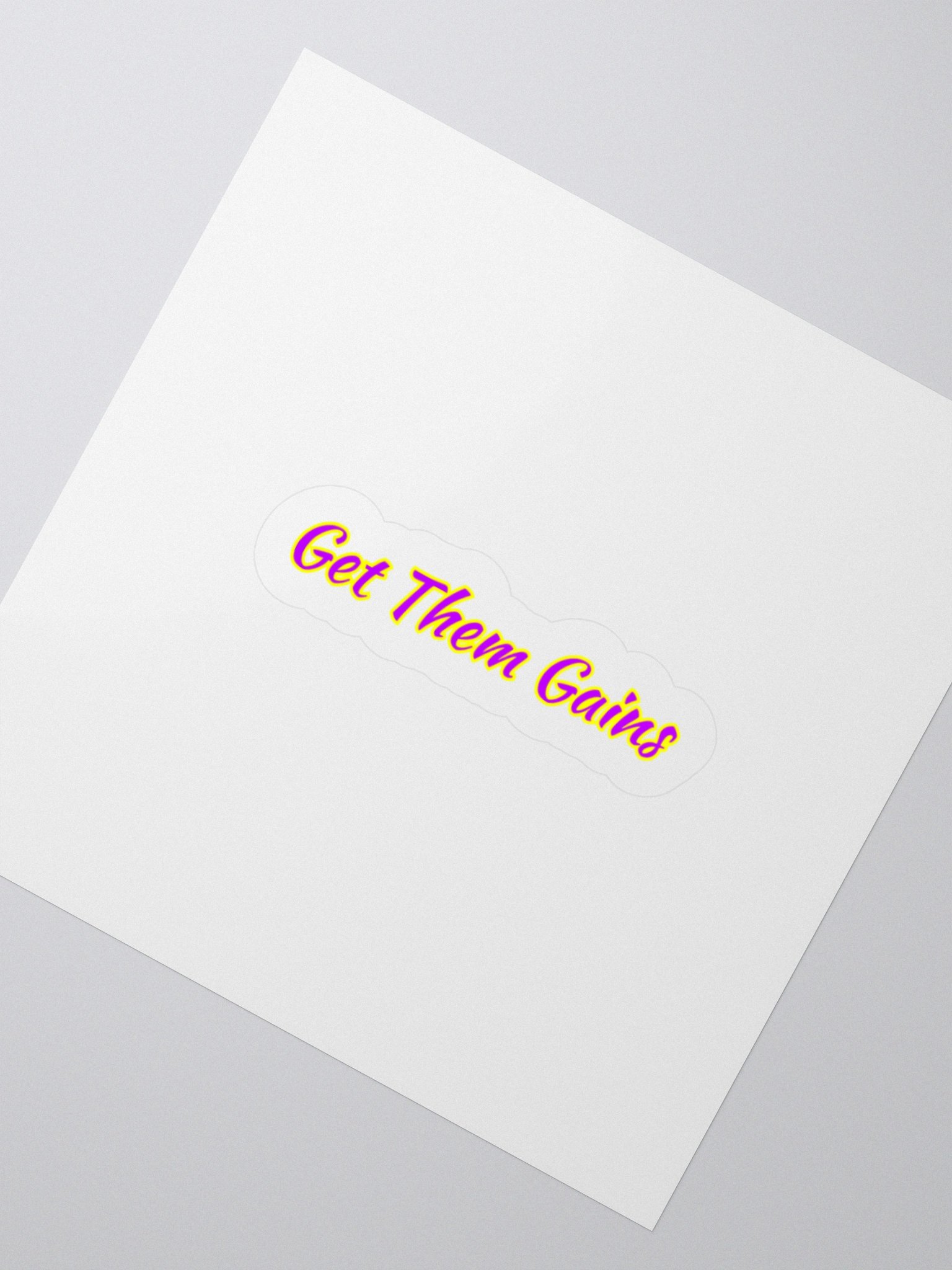 Get Them Gains Sticker. product image (2)