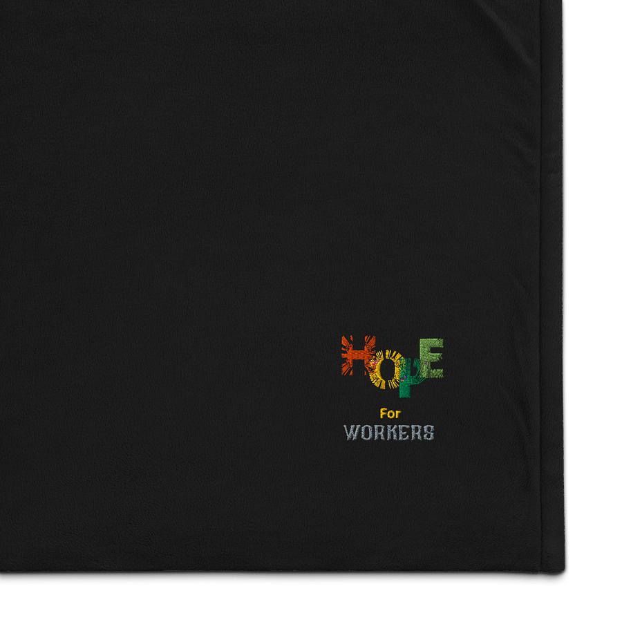 Hope for Workers Premium Sherpa Blanket product image (1)