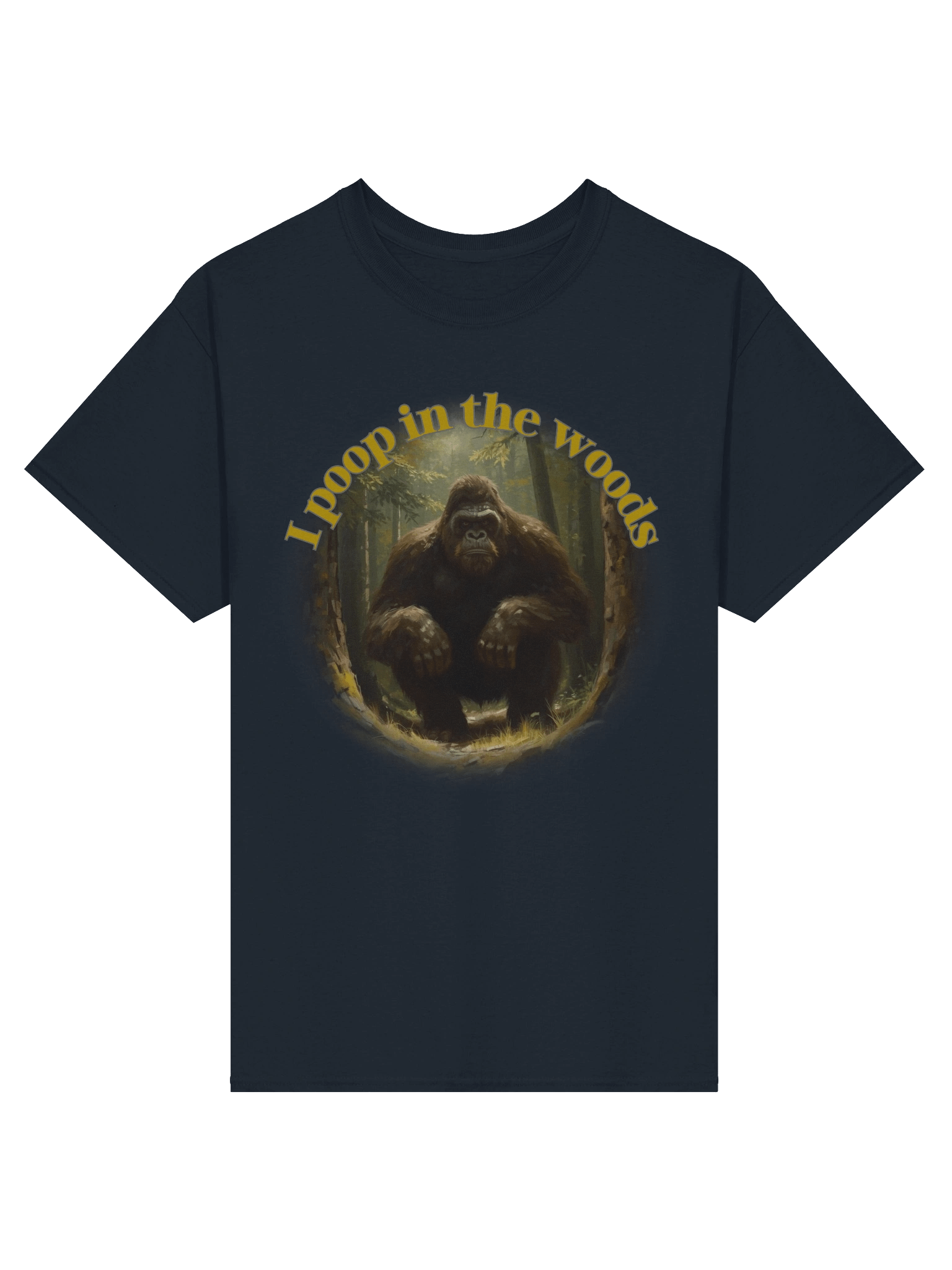 I poop in the woods Printed Gildan Heavyweight Tee product image (4)