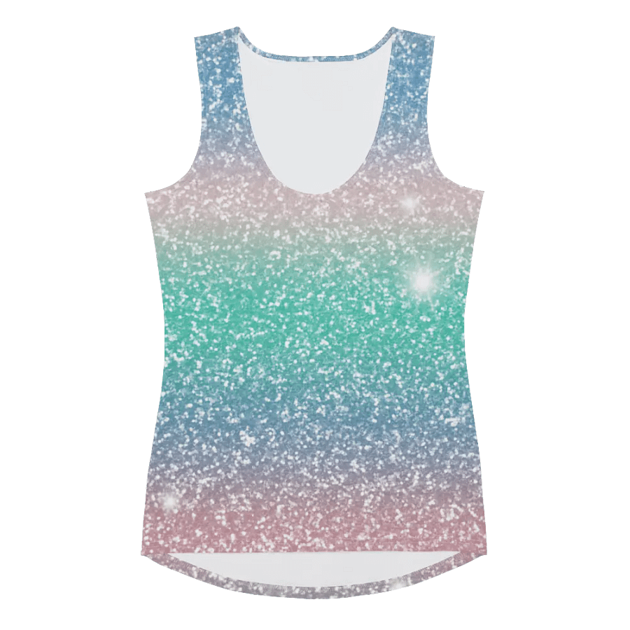 Glitter Unicorn Texture Design Tank Top (5) product image (3)