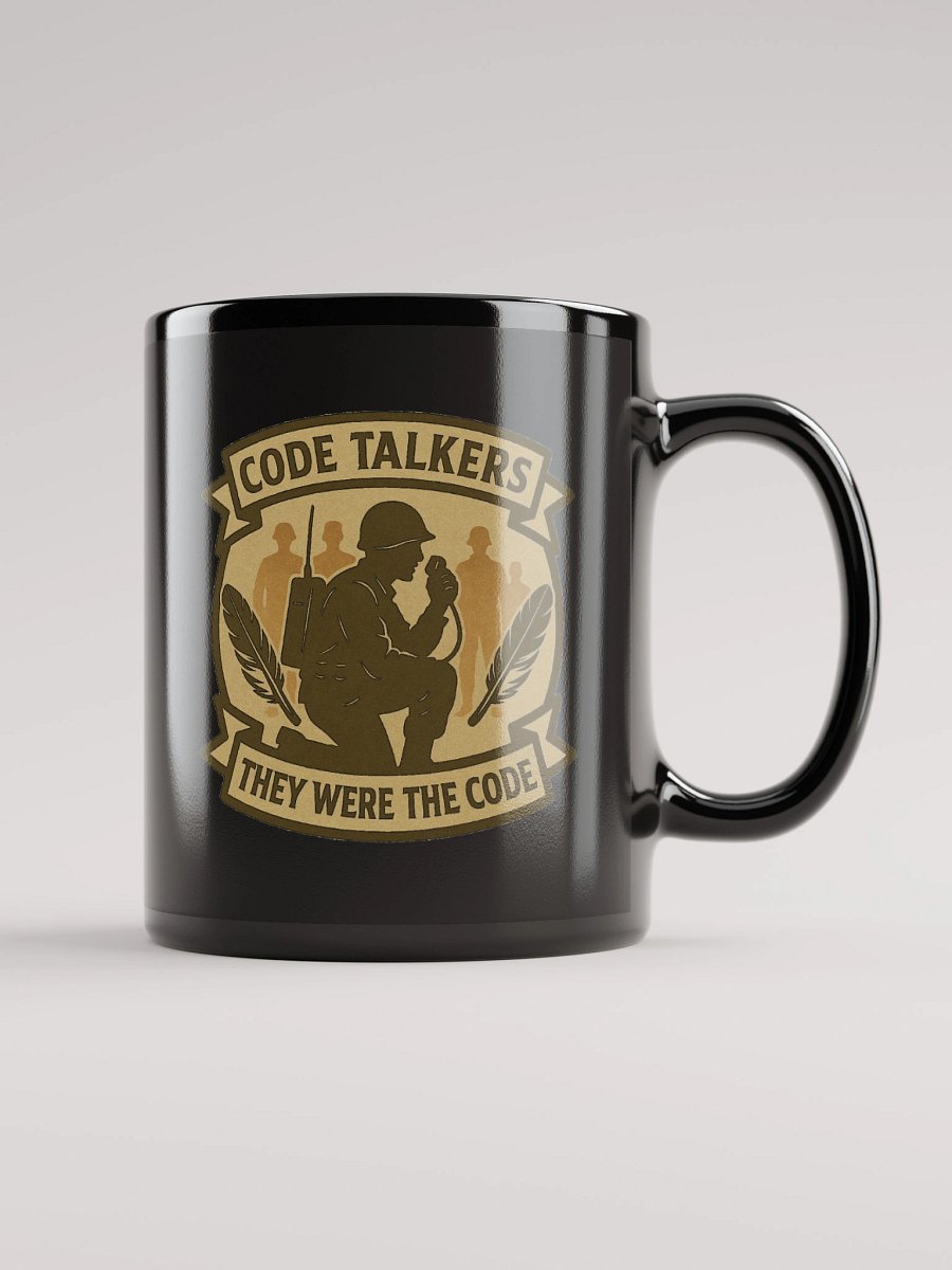 Code Talkers Mug - "They Were the Code" Black Edition product image (1)