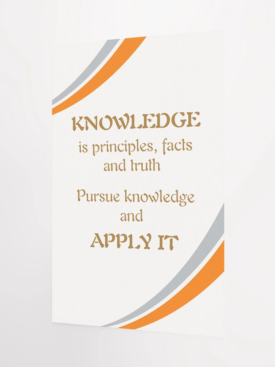 Knowledge Pursuit Poster product image (3)
