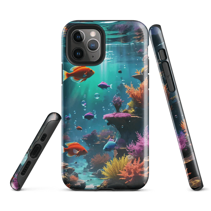 Underwater Paradise iPhone Tough Case - Vibrant Ocean Reef Design product image (2)
