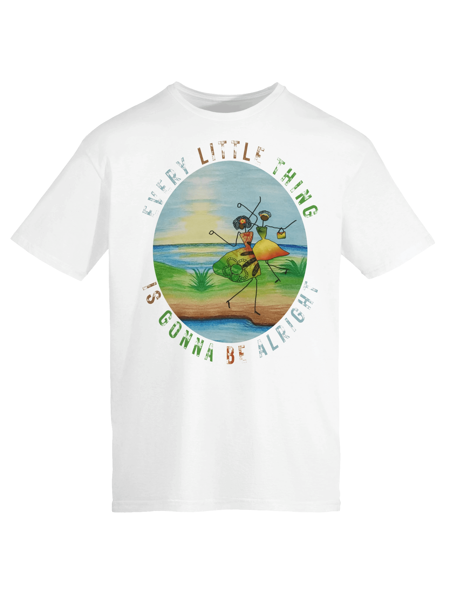 Every little thing is gonna be alright; Bob Marley Lyrics, T-Shirt product image (5)