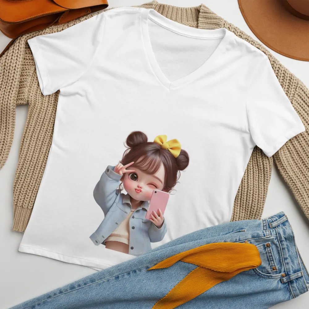 Bella+Canvas Women's Relaxed V-Neck T-Shirt product image (7)