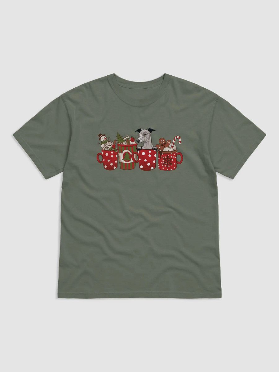 Cute Italian Greyhound in a Christmas Cup T-Shirt | Funny Christmas Iggy Pup in a Cup product image (19)