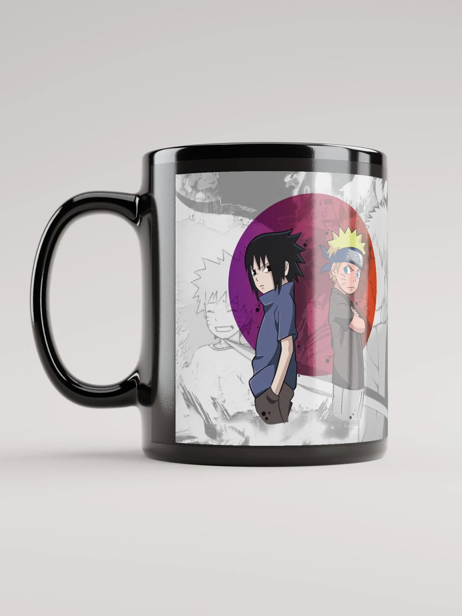 Dynamic Duo Back-to-Back Mug - Premium Ceramic Coffee Mug for Best Friends & Anime Lovers product image (6)