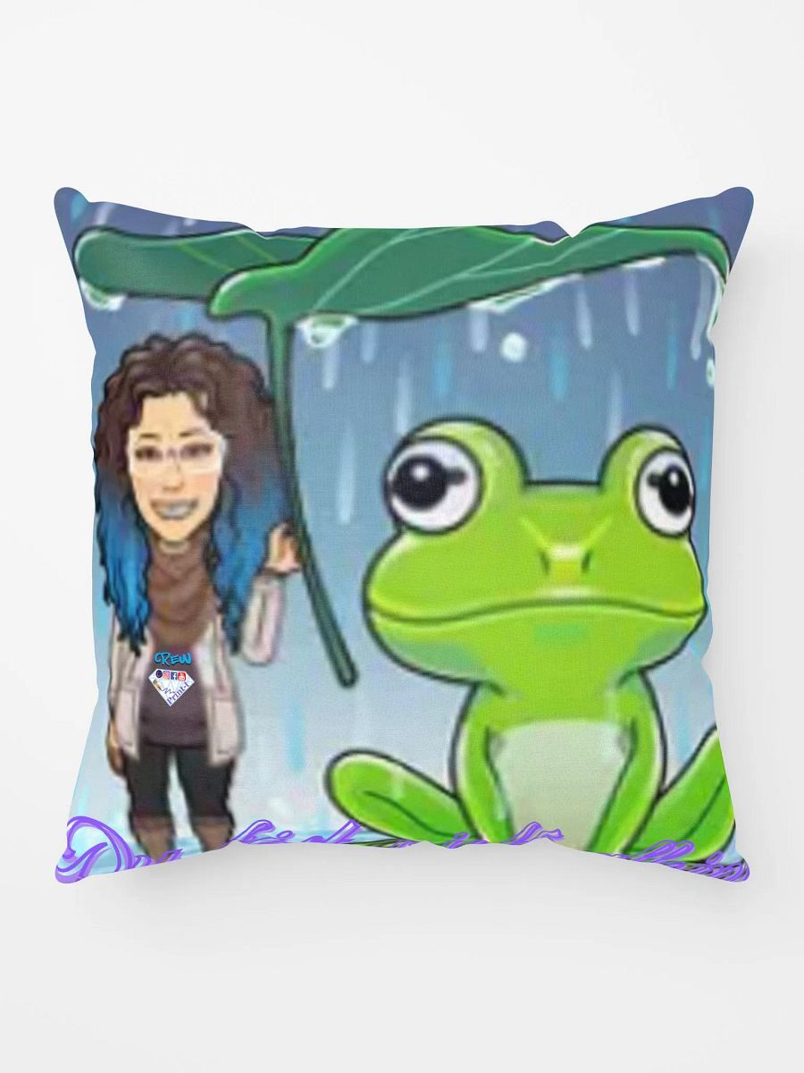 bequemes Kissen mit . ´´ Du bist nicht alleine mit einem Frosch und mit mir als Avatar´´ product image (10)