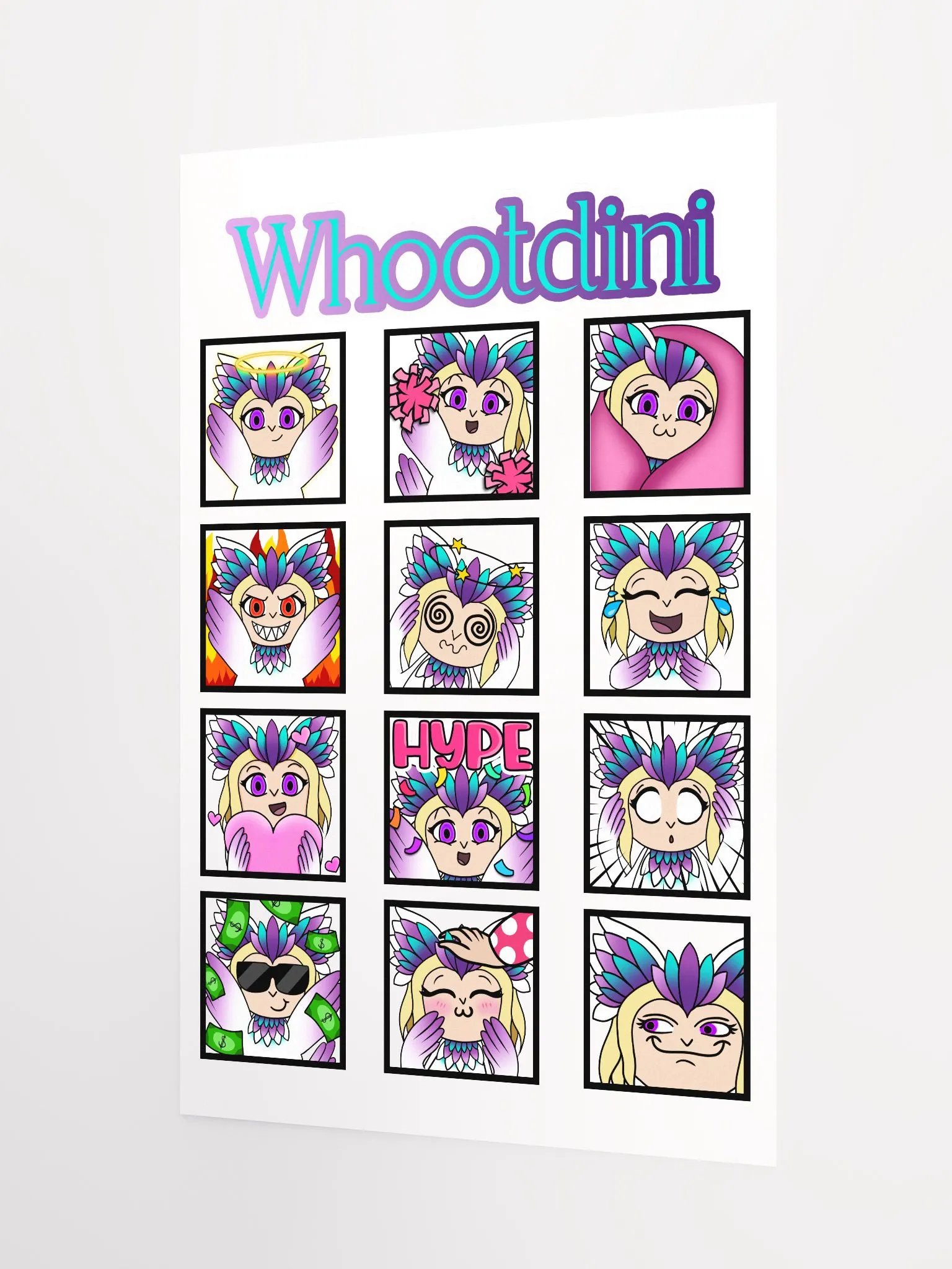 Whootdini Emote Poster product image (9)