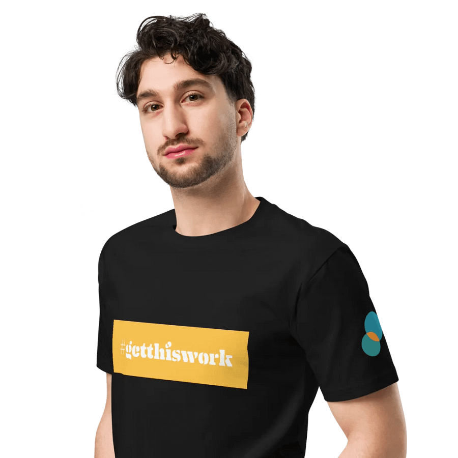 Stylized #GetThisWork Unisex Tee product image (5)