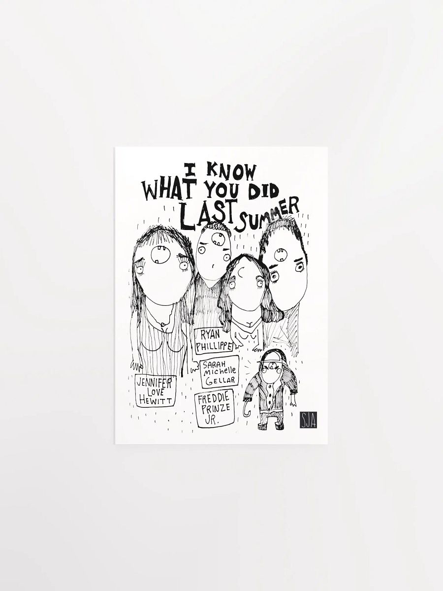SJA I Know What You Did Last Summer matte poster product image (14)