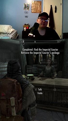 When you steal in skyrim by accident #skyrim #gaming #funnyclips #funny