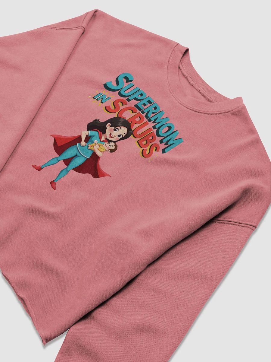 Supermom in Scrubs Fleece Crop Sweatshirt product image (24)