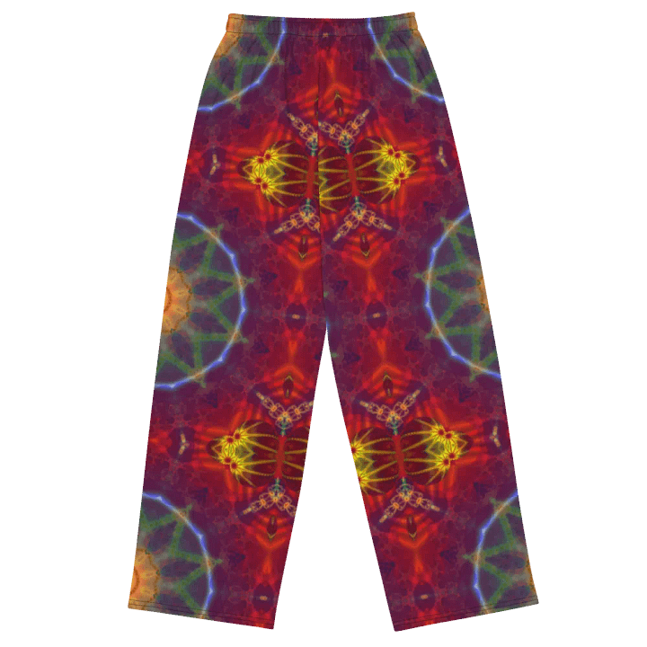 Orange and Purple Kaleidoscope Wideleg Pants product image (2)