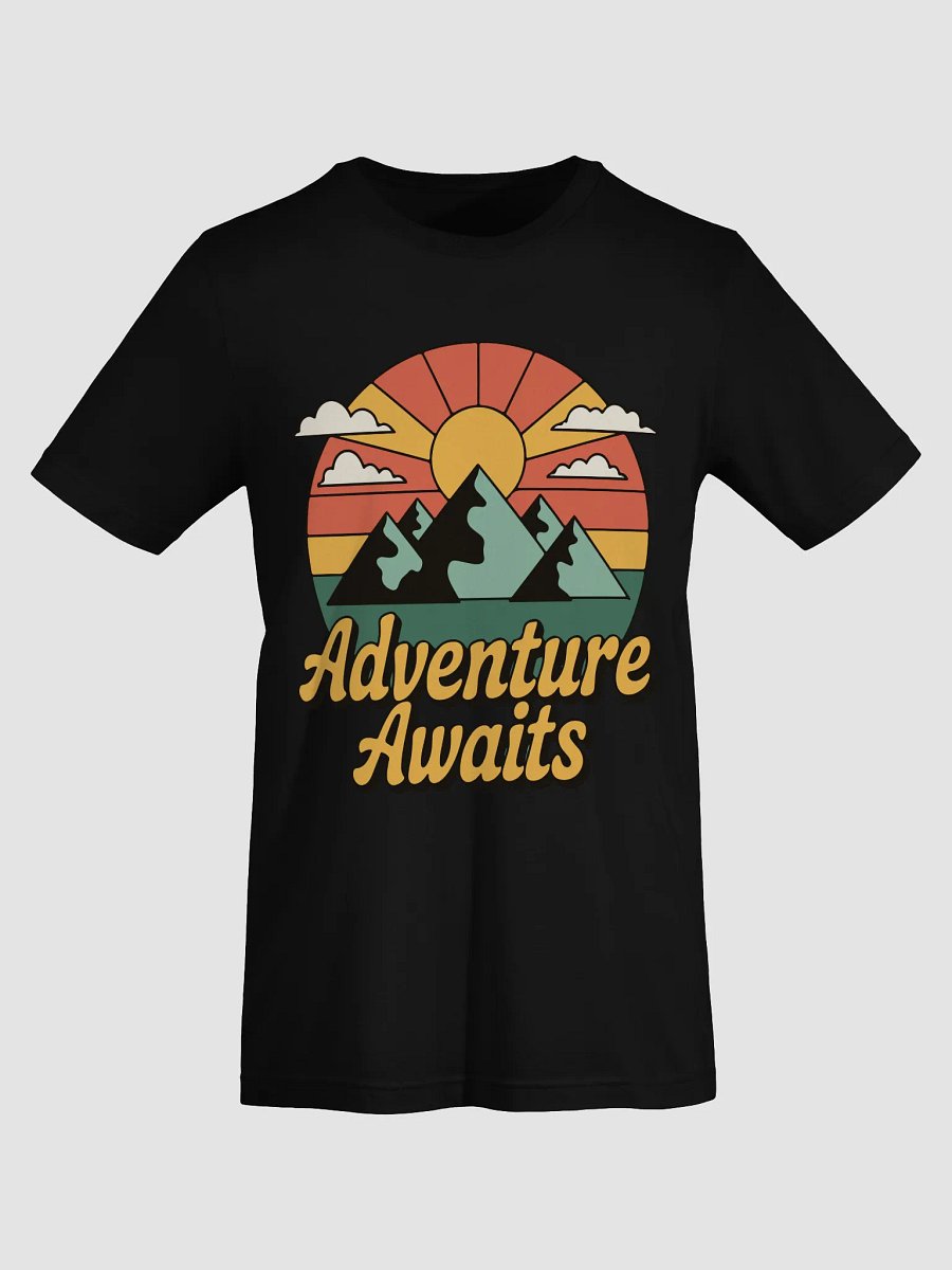 Adventure Awaits Retro Mountain Design | Vintage product image (7)
