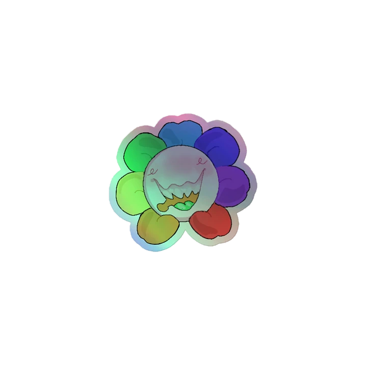 Holographic Flower Head Sticker product image (1)