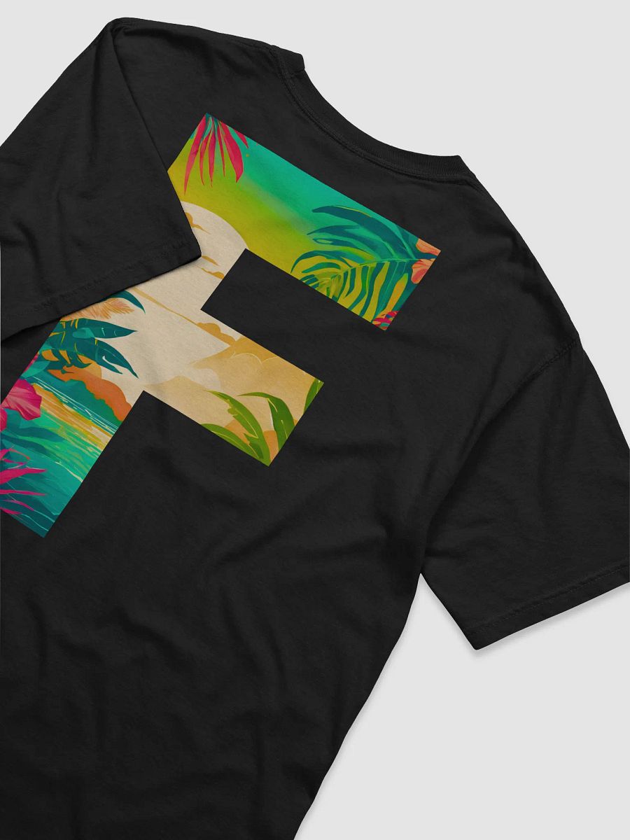 Tropical Sunset Paradise T-Shirt (Letter-F) product image (7)