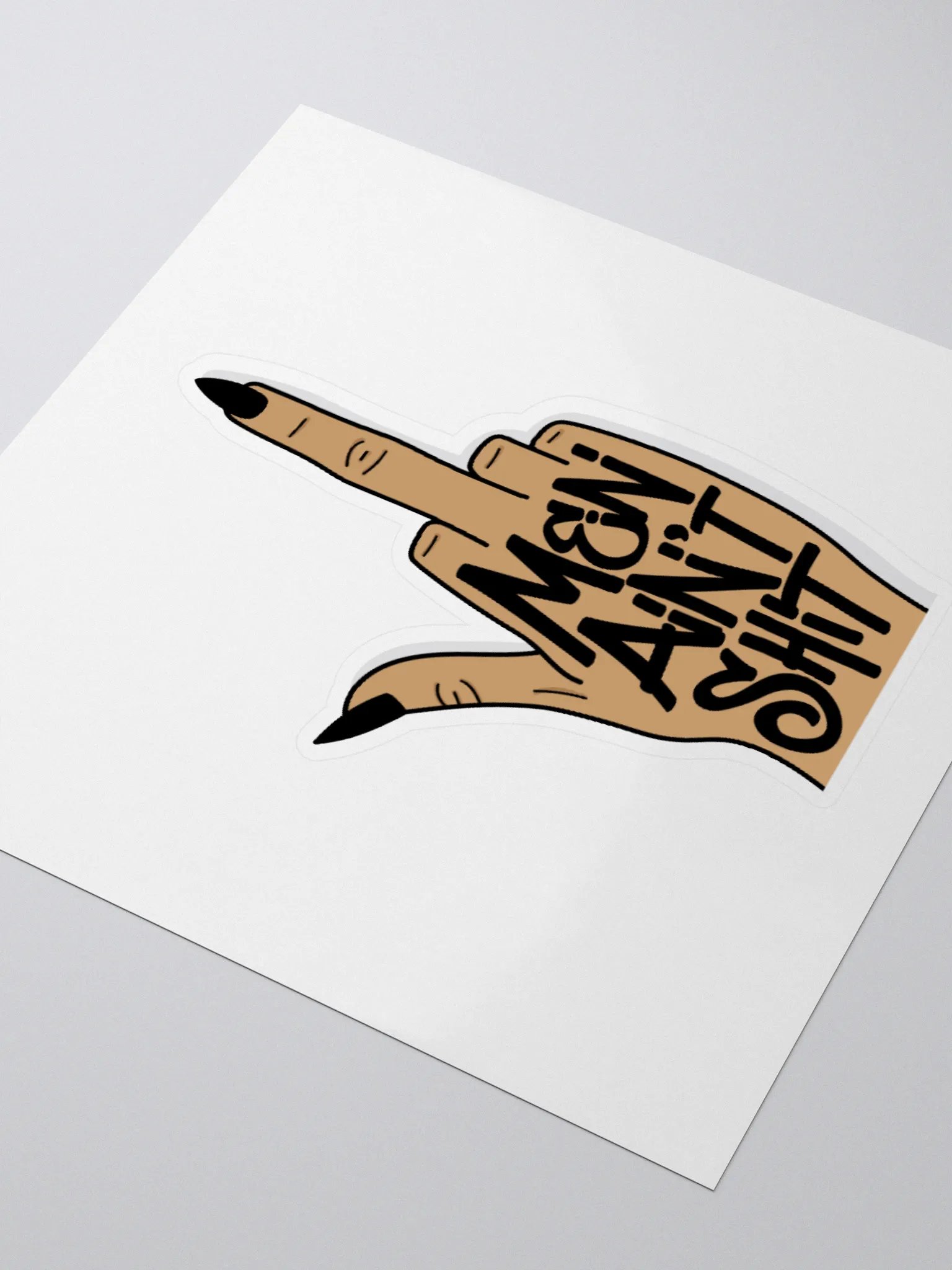 Men Ain't Sh*t Sticker | Funny Merch product image (3)