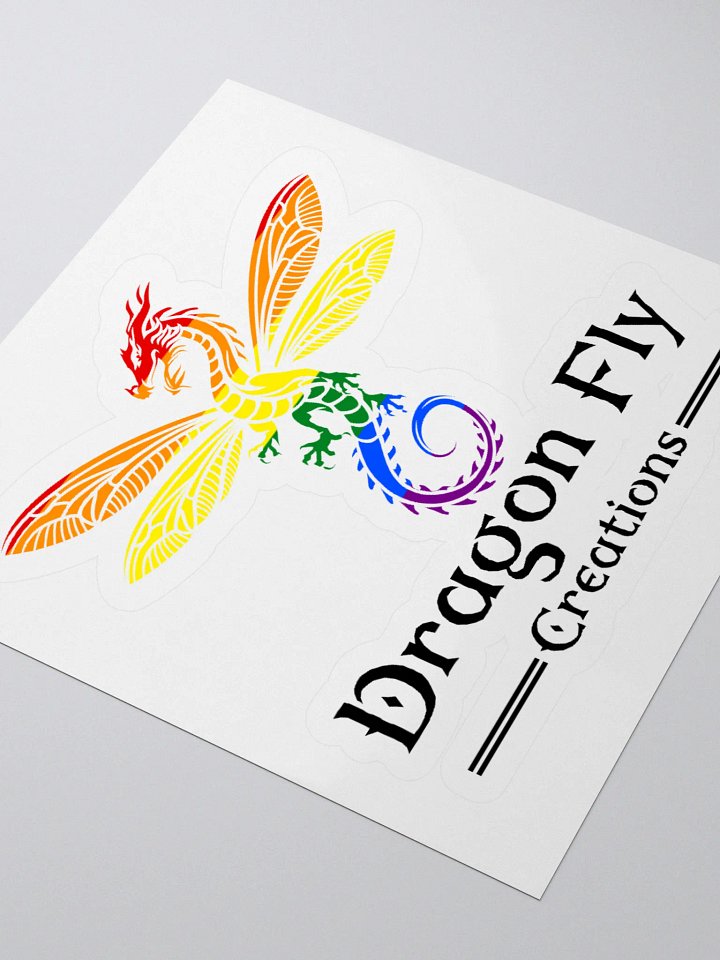 Dragon Fly Creations Pride Sticker product image (2)