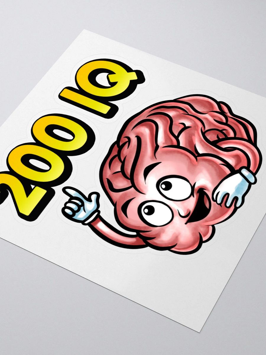 200 IQ Kiss Cut Sticker product image (3)