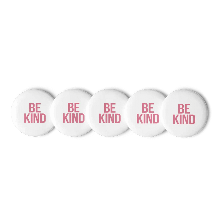 BE KIND Pin Button Set product image (3)