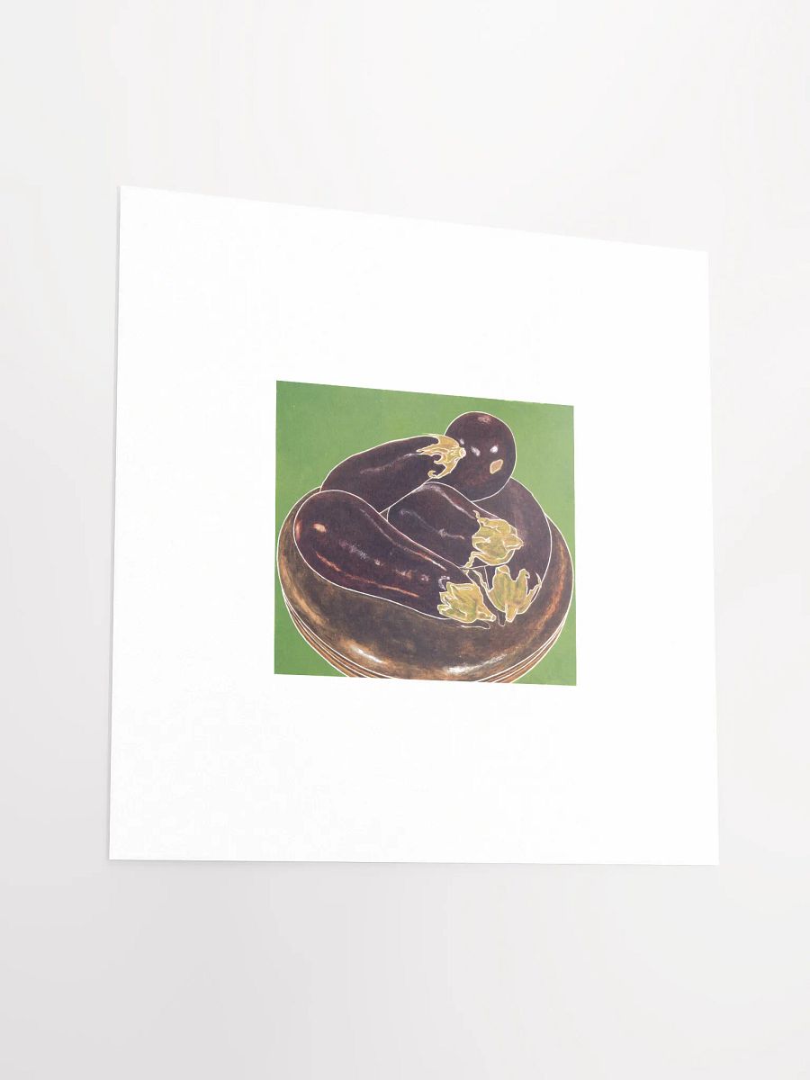 eggplant and piano stool Print product image (3)