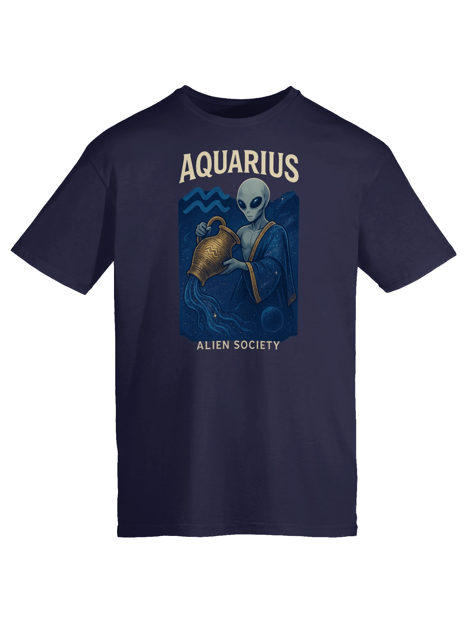 Aquarius Alien Robe T-Shirt product image (1)