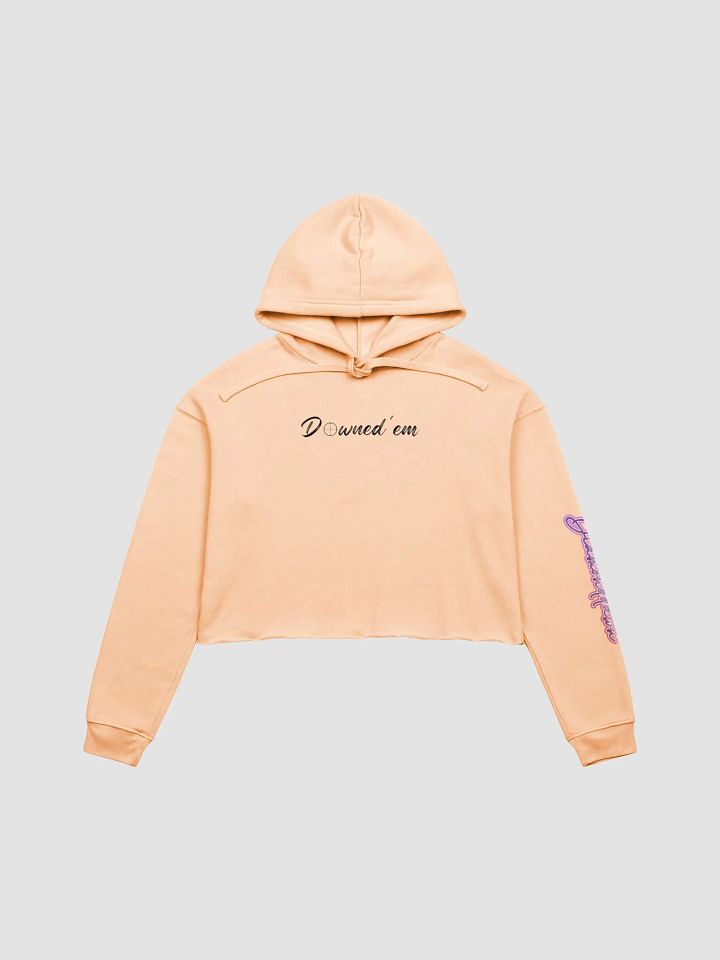 Downed 'em cropped hoodie product image (1)