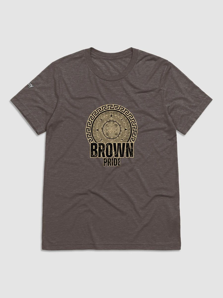 Brown Pride T-Shirt with Aztec Symbol (Beige) product image (5)