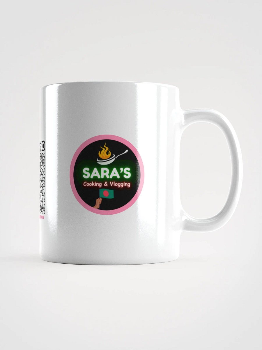 SARA's Coffee Mug : QR Code & Logo Printed product image (1)