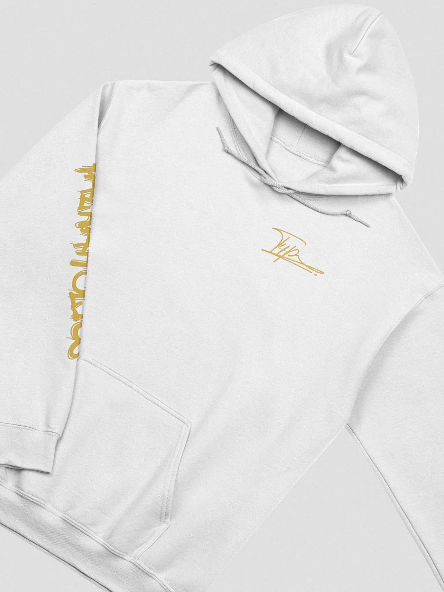 T4P Hoodie White/Goldenrod (Gildan Classic Hoodie) product image (3)