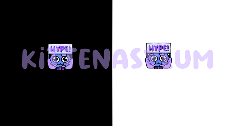 Jellyfish🍥 - Static Hype Emote in Purple product image (1)