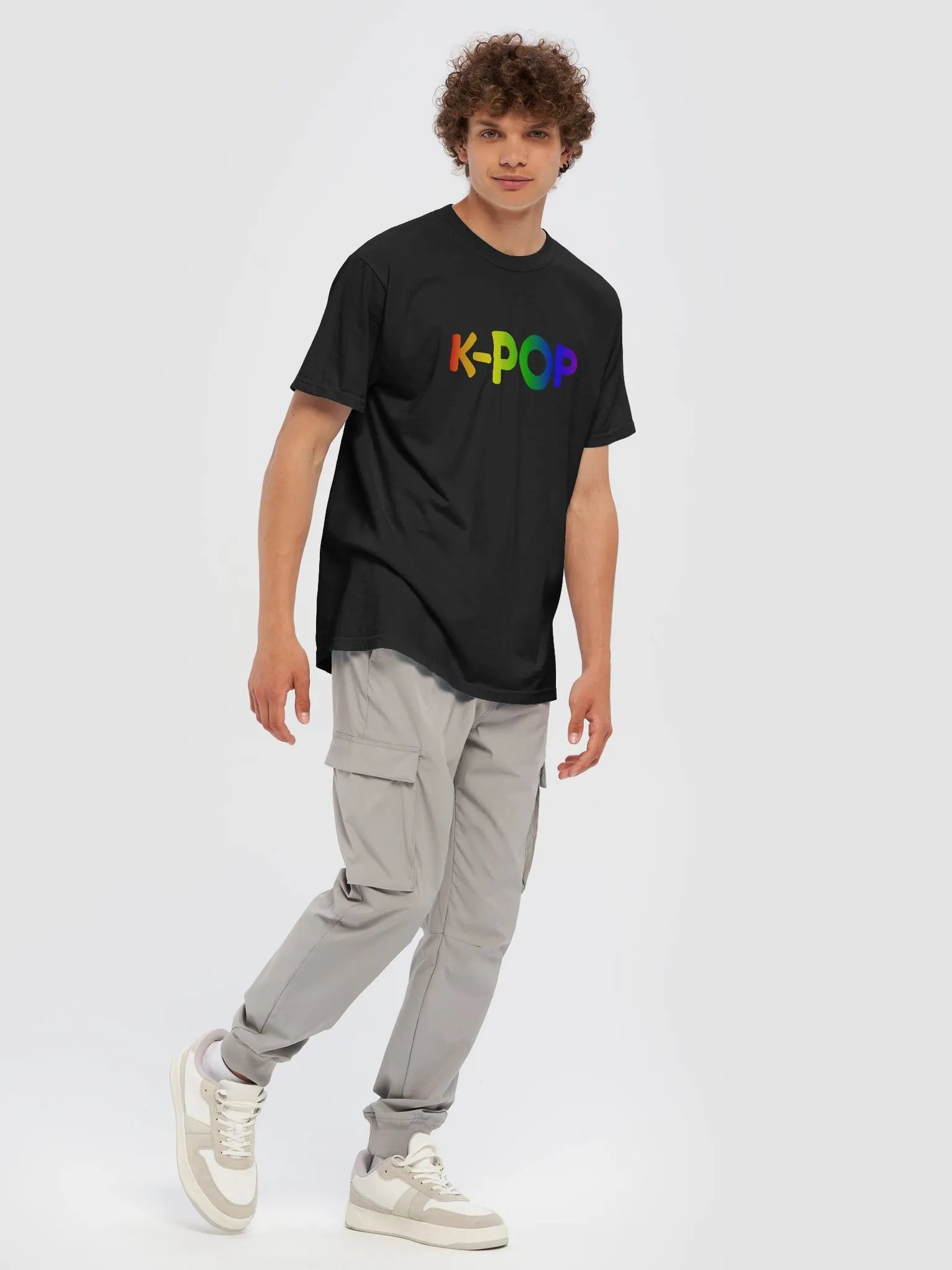 Rainbow K-Pop Heavyweight T-Shirt product image (10)