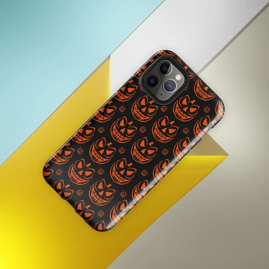 Menacing Jack-O'-Lanterns iPhone® Tough Case product image (8)