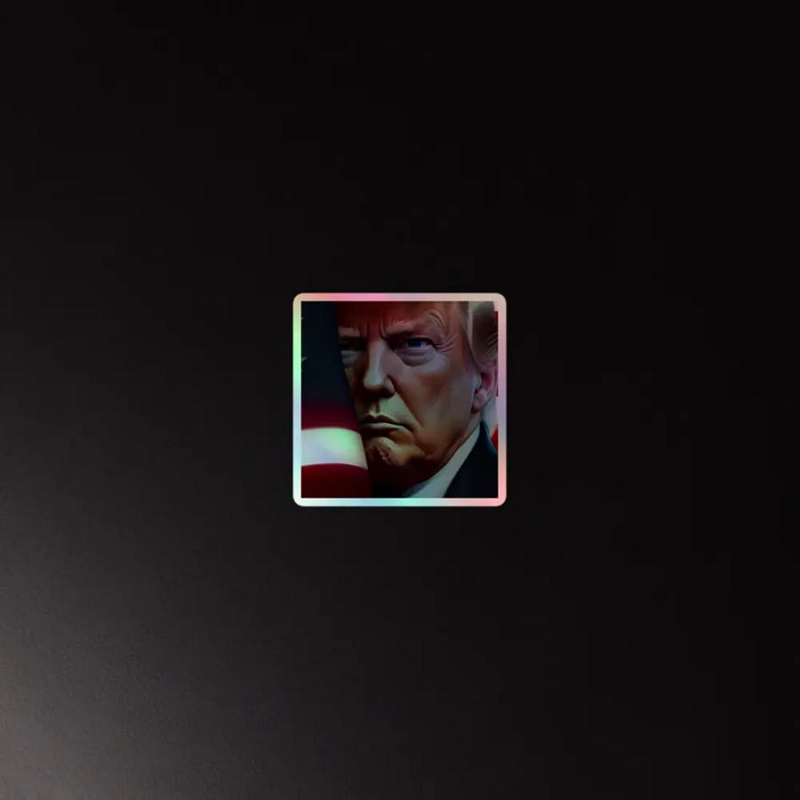 Trump Tough Holographic Sticker product image (4)