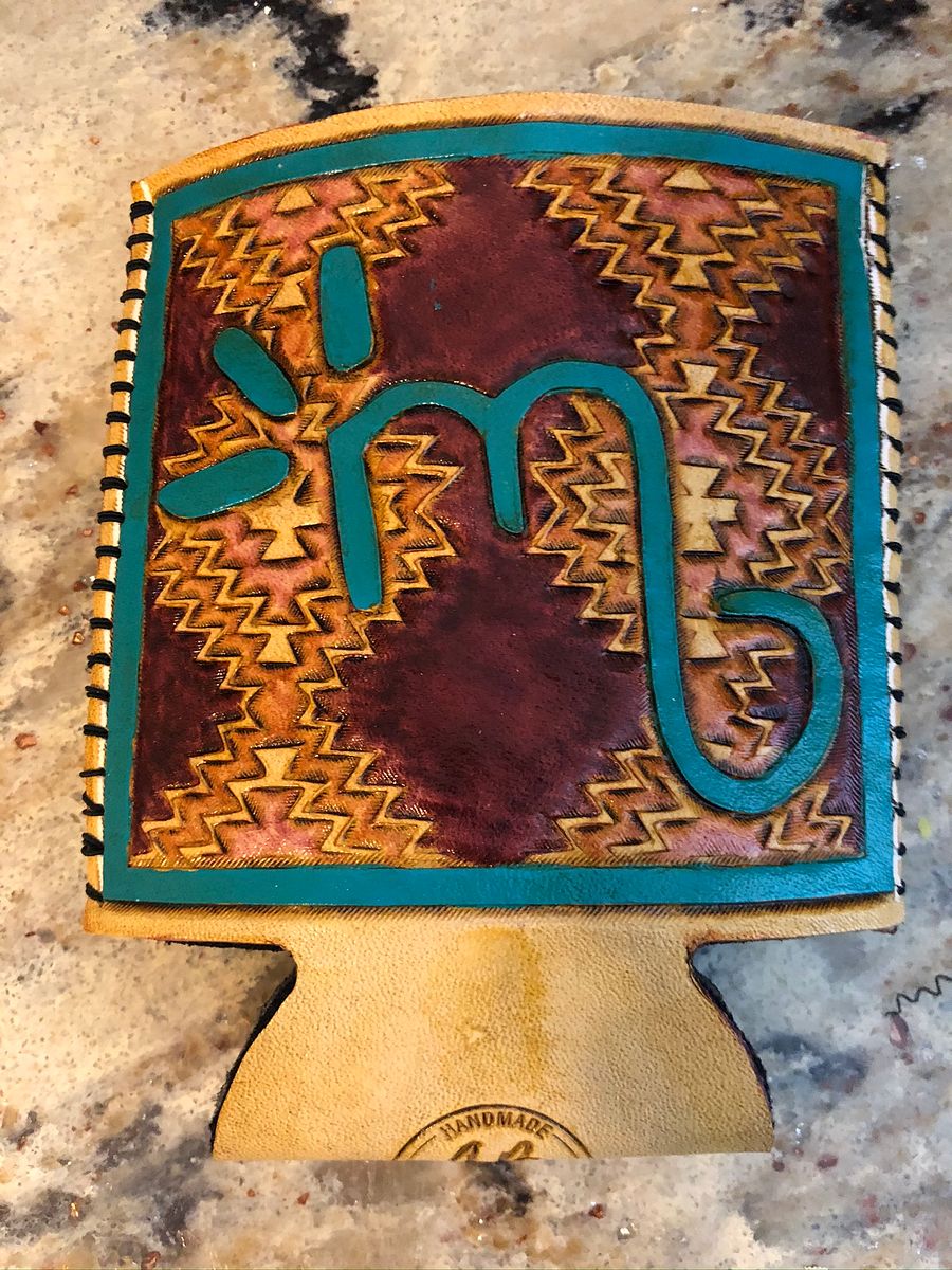 Custom Leather Can Cooler product image (3)