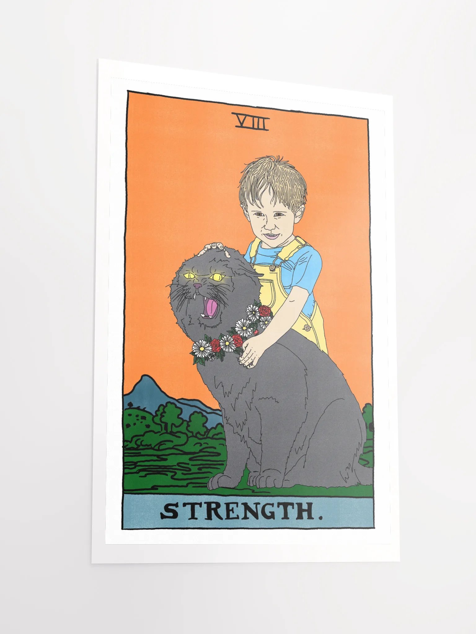 Gage and Church Strength Tarot Card Print product image (2)