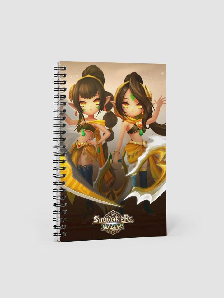 Summoners War Twins Spiral Notebook product image (1)