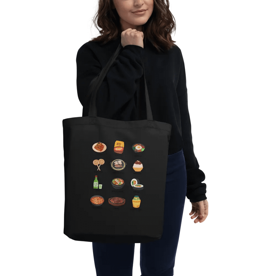 K-Food Lover's Eco-Friendly Tote Bag product image (3)
