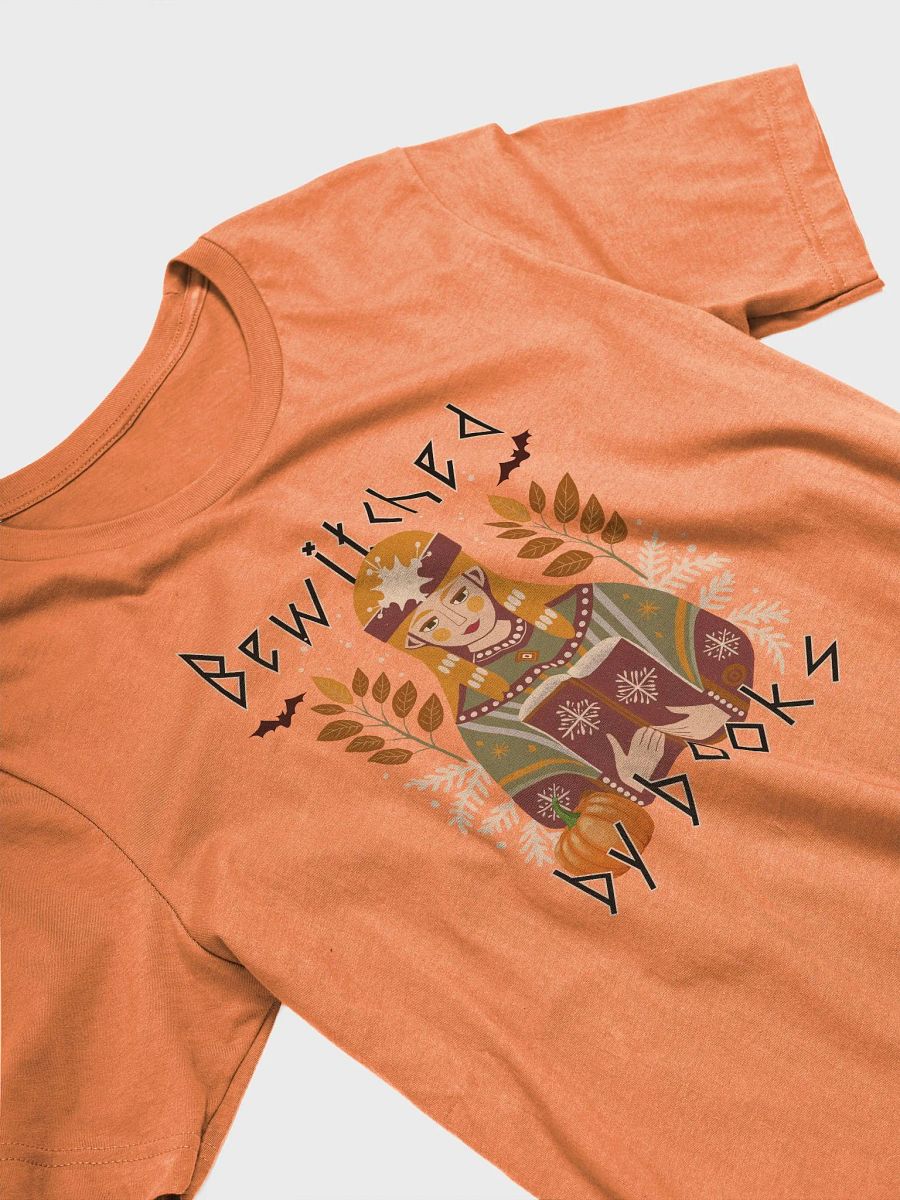 Bewitched By Books: Scandinavian Folk Art Halloween Shirt product image (4)