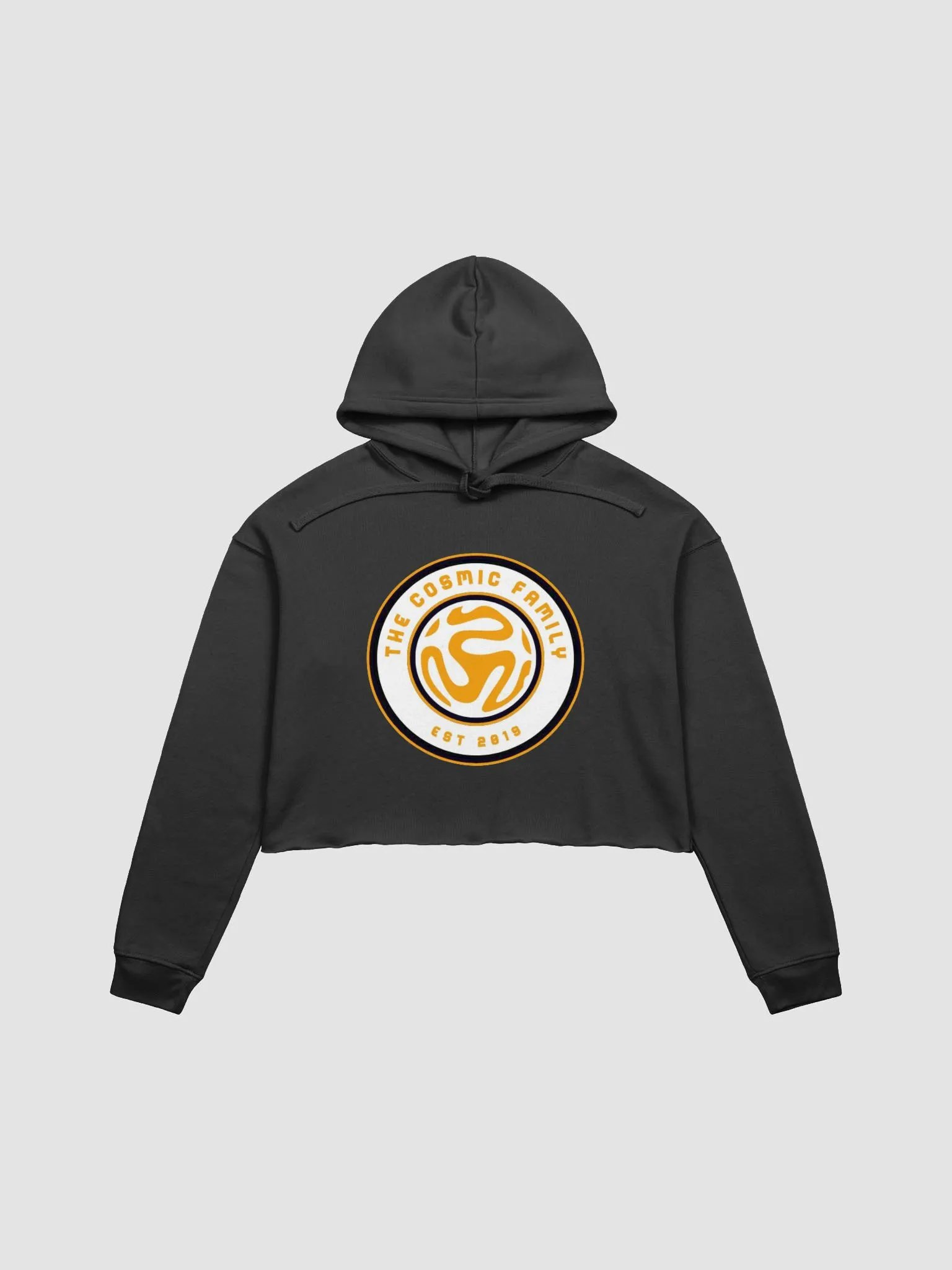 The Cosmic Vibes Crop Hoodie product image (1)