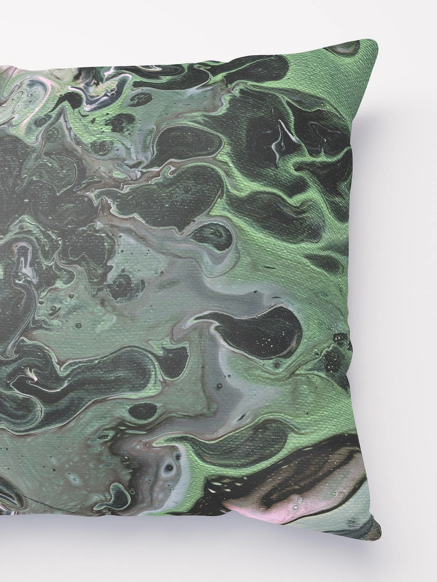 Metallic Green Fluid Acrylic Pillow product image (2)