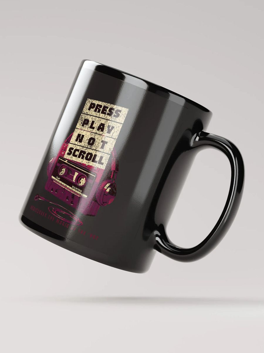 Press Play Not Scroll Mug product image (3)