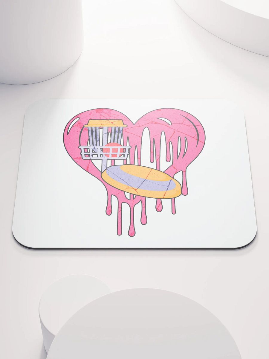 Heart Disc Golf Mouse Pad product image (2)