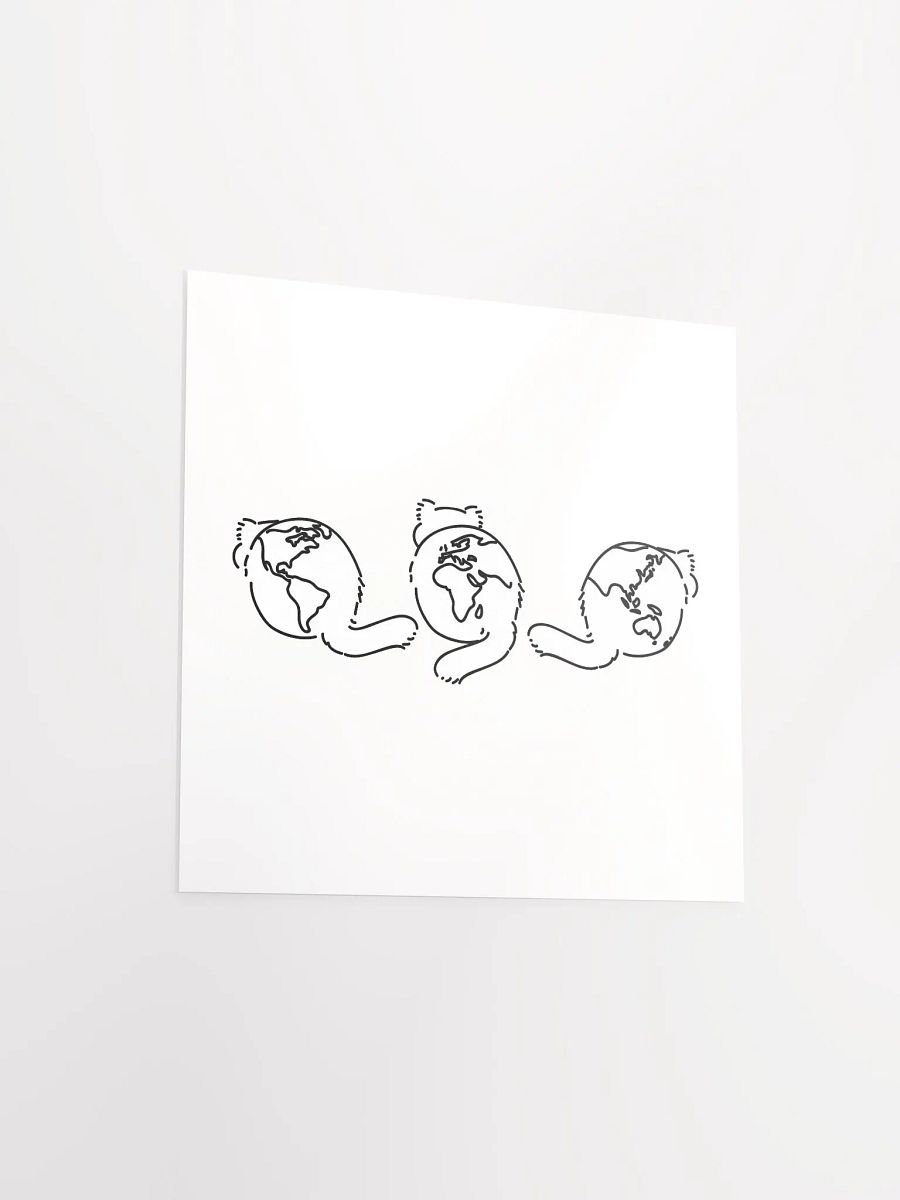 Planet Manul Trio - Matte Poster product image (3)