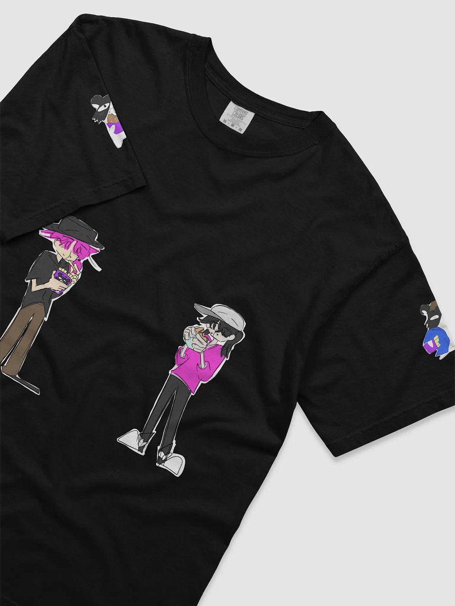 Moon Savers + Ray and Hampan everyone standing and eating May t-shirt product image (3)