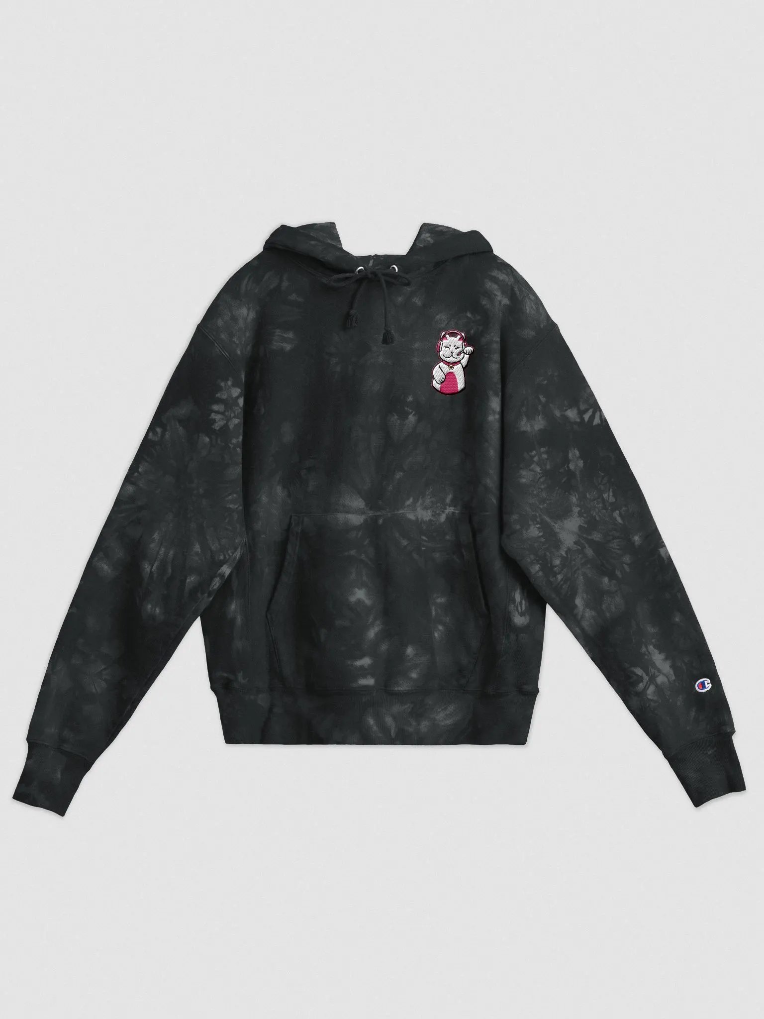 uwu tie-dye hoodie product image (1)