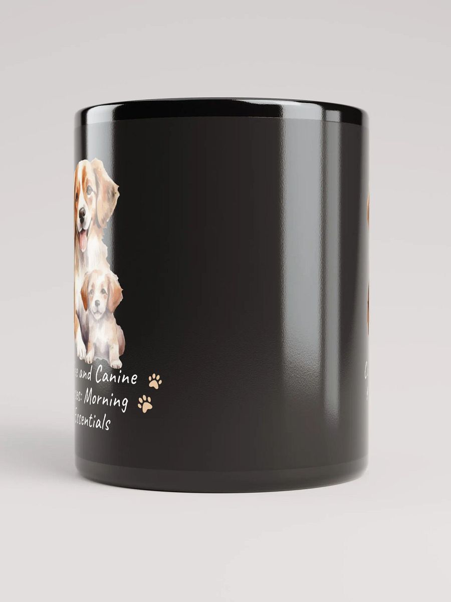 Coffee and Canine Kisses Black Mug product image (10)